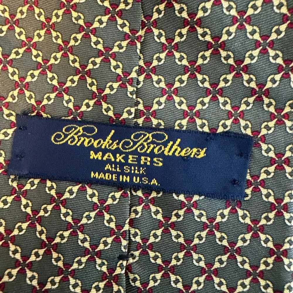 Brooks Brothers Ties Mens Multi Pattern Silk Lot of 3 Geometric Stripe Tie